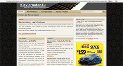 Desktop Screenshot of klaviernoten4u.de